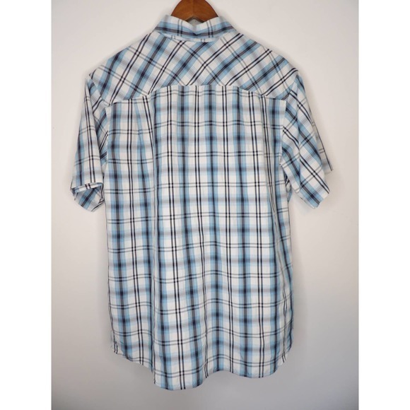 Eddie Bauer Travex‎ Short Sleeve Button Up Size Large #1154 - Picture 3 of 7